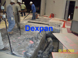 Dexpan Demolicion Controlada de concreto, Corte de concreto no explosivo, CC Hunter